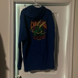 Powell Peralta Steve Caballero Sweat Jacket Hoodie Sweatshirt blue Mens Size XXL
